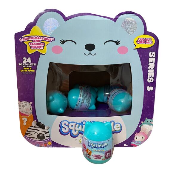 Squishmallows Squishville Series 5 Mystery Mini Plush + Fashion Accessory NEW A - Picture 1 of 5